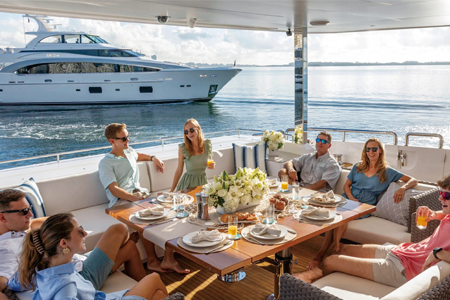social gatherings on yachts